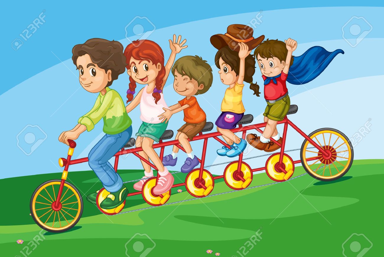 family bike ride clipart - photo #35